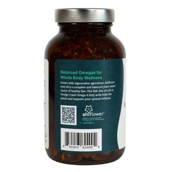 Regenerative Omegas Vegan Ahiflower Oil 120's - Image 3